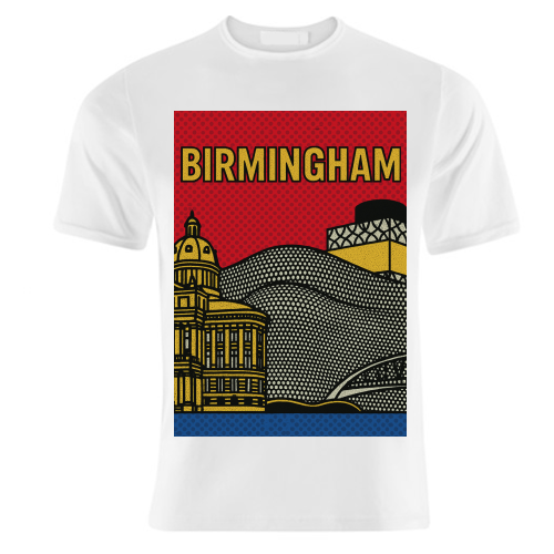 Pop Art Birmingham - unique t shirt by Ms Doodle