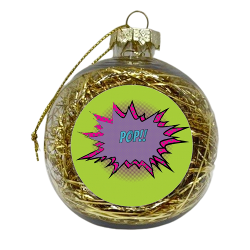 Pop!! - xmas bauble by LozMac