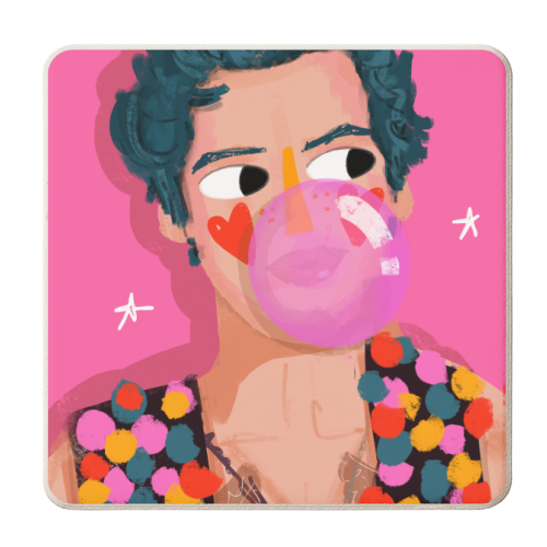 Pop Harry - personalised beer coaster by Nichola Cowdery