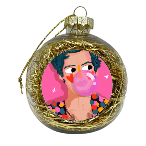 Pop Harry - xmas bauble by Nichola Cowdery