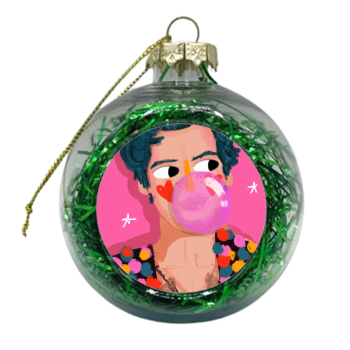 Pop Harry - xmas bauble by Nichola Cowdery