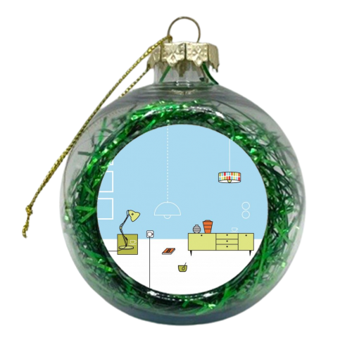 pop lounge - xmas bauble by dom marshall