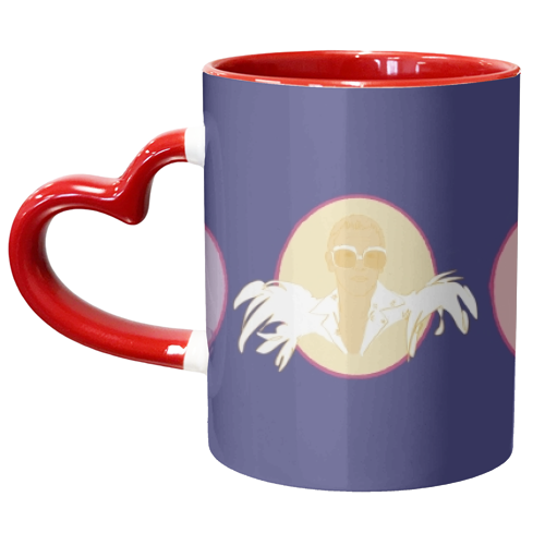 Pop Star Faces - unique mug by charlotte blunden