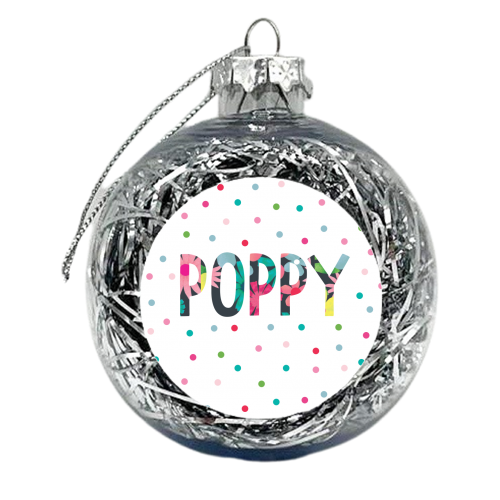 Poppy - xmas bauble by The Boy and the Bear
