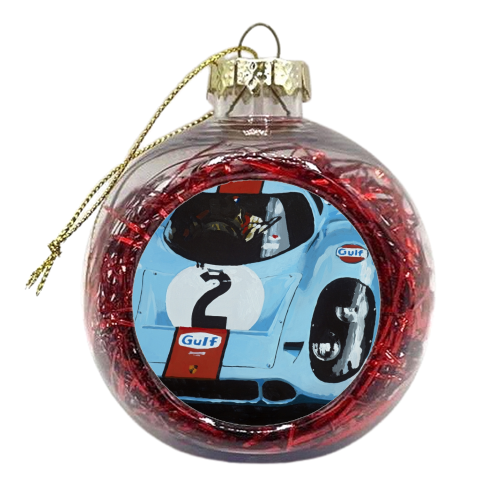 Porsche 917K 1970 - xmas bauble by Barry Knight