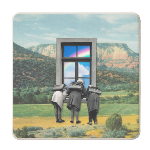 Portal of Possibilities - personalised beer coaster by OhMC! Designs