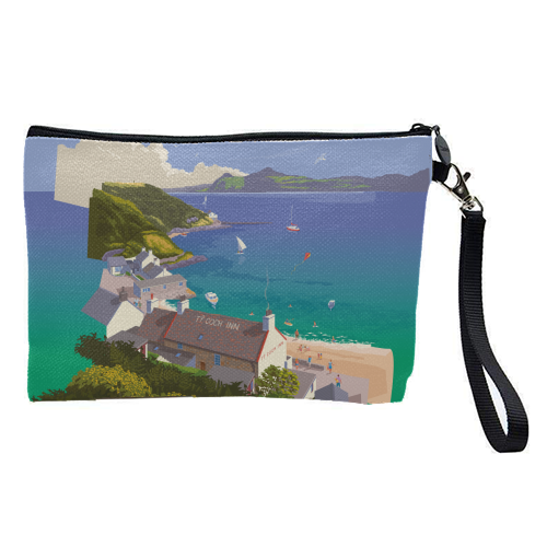 Porthdinllaen, Wales - pretty makeup bag by Stephen Millership