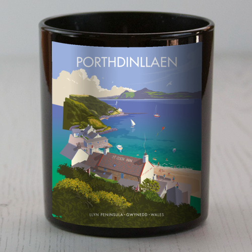 Porthdinllaen, Wales - scented candle by Stephen Millership