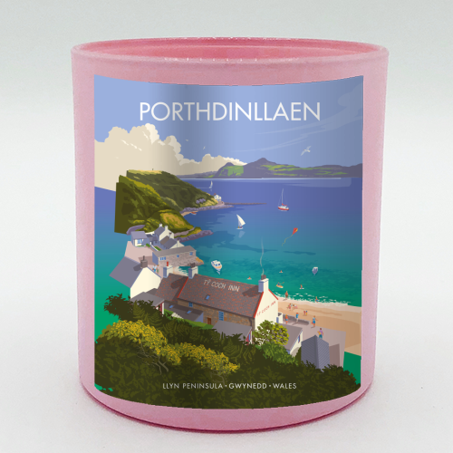Porthdinllaen, Wales - scented candle by Stephen Millership