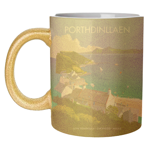 Porthdinllaen, Wales - unique mug by Stephen Millership