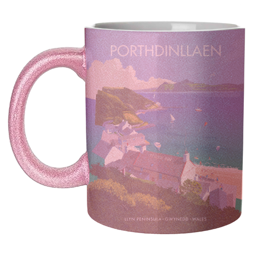 Porthdinllaen, Wales - unique mug by Stephen Millership
