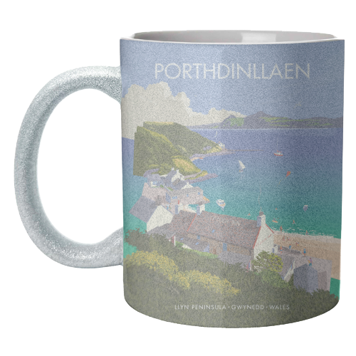 Porthdinllaen, Wales - unique mug by Stephen Millership