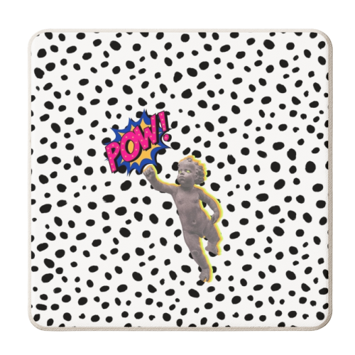 Pow Dalmation - personalised beer coaster by OhMC! Designs