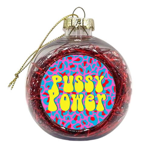 Power - xmas bauble by Wallace Elizabeth