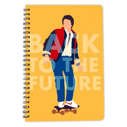 Back to the future - personalised A4, A5, A6 notebook by Danny Welch