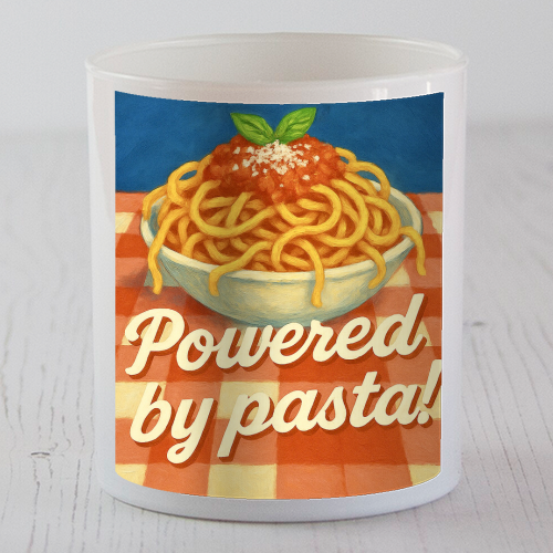 Powered by pasta! - scented candle by Eloise
