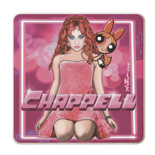 Powerpop Chappell - personalised beer coaster by ARTECCO