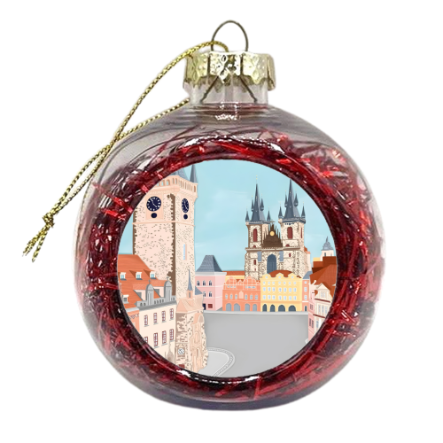 Prague Czech Republic Travel - xmas bauble by Kun Pact