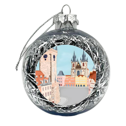 Prague Czech Republic Travel - xmas bauble by Kun Pact