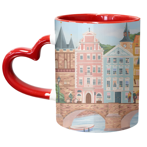 Prague Travel - unique mug by Kun Pact