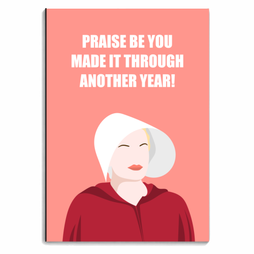 Praise Be It's Your Birthday - personalised A4, A5, A6 notebook by Adam Regester
