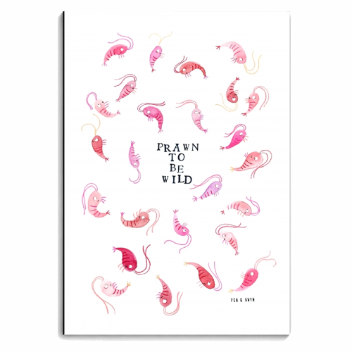 Prawn to be Wild - personalised A4, A5, A6 notebook by Pen and Gwyn