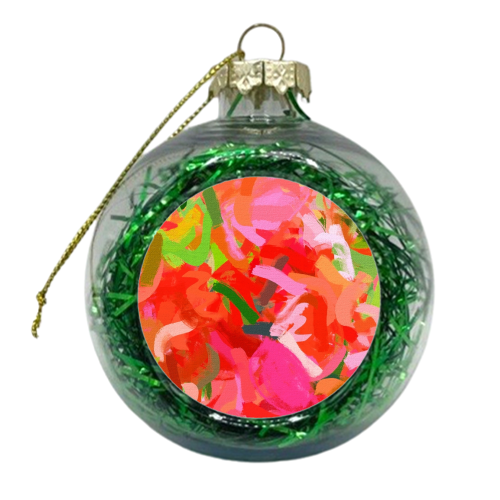 Preconceived Blossom - xmas bauble by Uma Prabhakar Gokhale