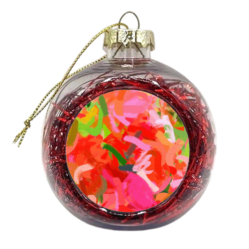 Preconceived Blossom - xmas bauble by Uma Prabhakar Gokhale