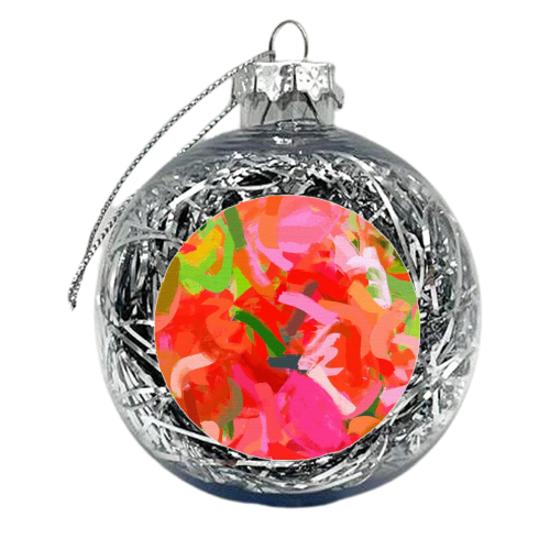Preconceived Blossom - xmas bauble by Uma Prabhakar Gokhale