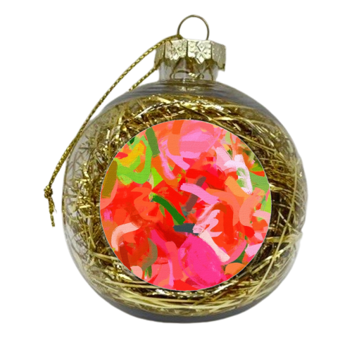 Preconceived Blossom - xmas bauble by Uma Prabhakar Gokhale