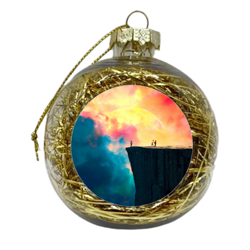 Preikestolen - xmas bauble by taudalpoi