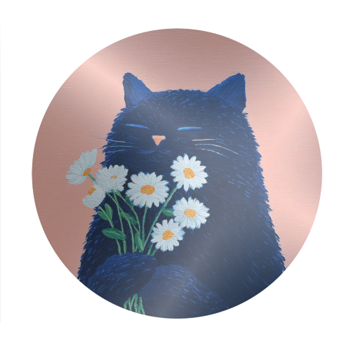 Present for you - Circle Sticker by DejaReve