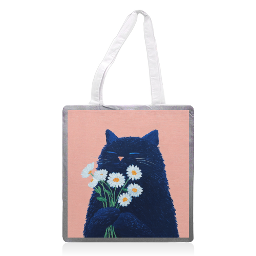 Present for you - printed canvas tote bag by DejaReve