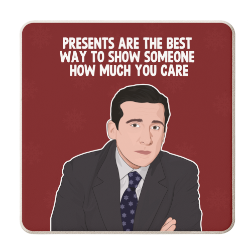 Presents Are the Best - personalised beer coaster by Pink and Pip