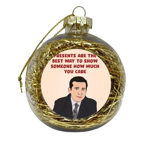 Presents - xmas bauble by Pink and Pip