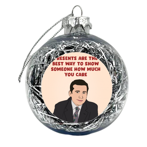 Presents - xmas bauble by Pink and Pip