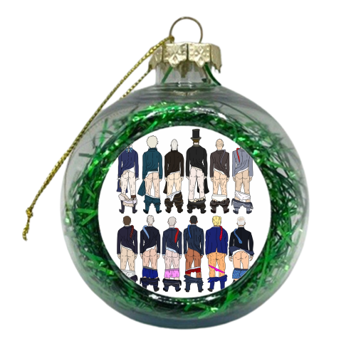 President Butts 2021 - xmas bauble by Notsniw Art