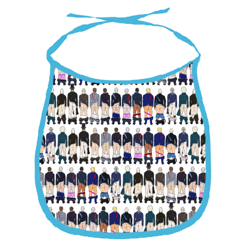 President Butts 2021 - funny baby bib by Notsniw Art