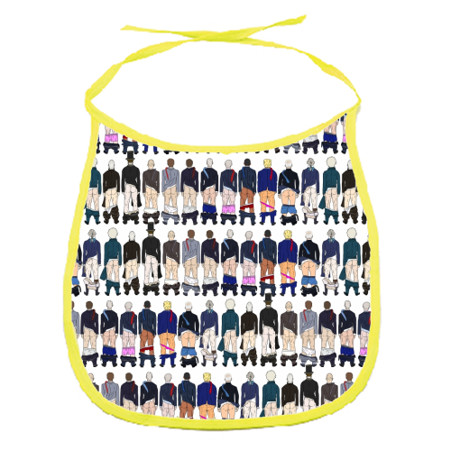 President Butts 2021 - funny baby bib by Notsniw Art