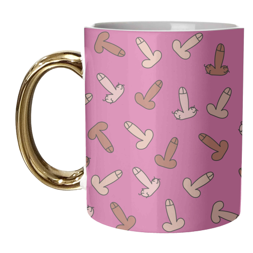 Pretty In Penis - unique mug by Laura Lonsdale