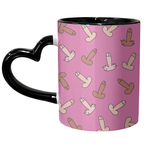 Pretty In Penis - unique mug by Laura Lonsdale