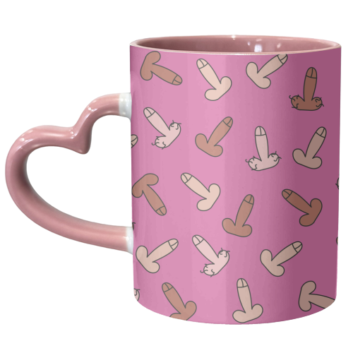 Pretty In Penis - unique mug by Laura Lonsdale