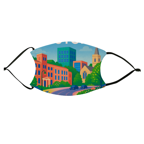 Pretty Luton - face cover mask by Lilly Rose