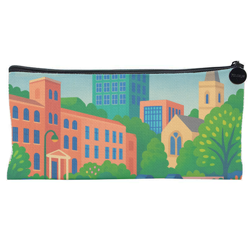 Pretty Luton - flat pencil case by Lilly Rose