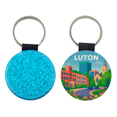 Pretty Luton - keyring by Lilly Rose