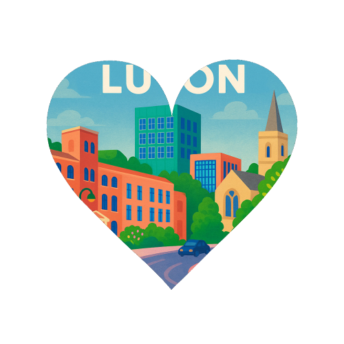 Pretty Luton - Magnet by Lilly Rose
