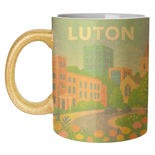 Pretty Luton - unique mug by Lilly Rose