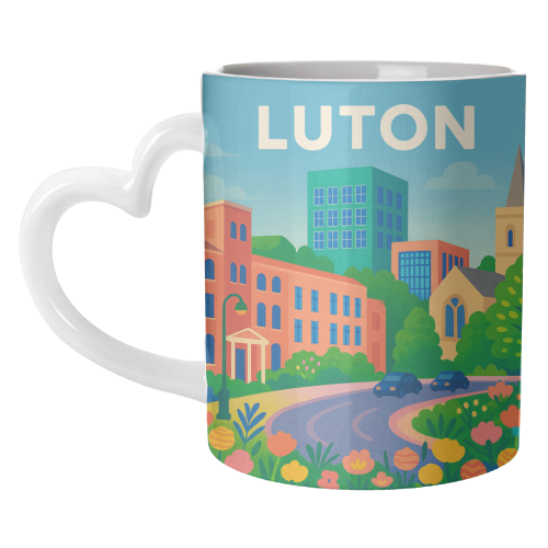 Pretty Luton - unique mug by Lilly Rose