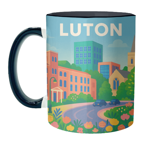 Pretty Luton - unique mug by Lilly Rose