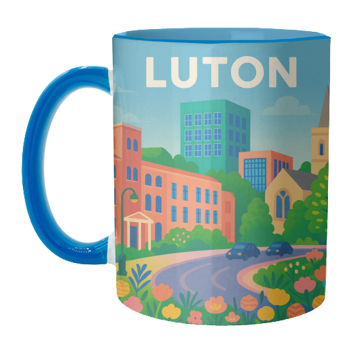 Pretty Luton - unique mug by Lilly Rose